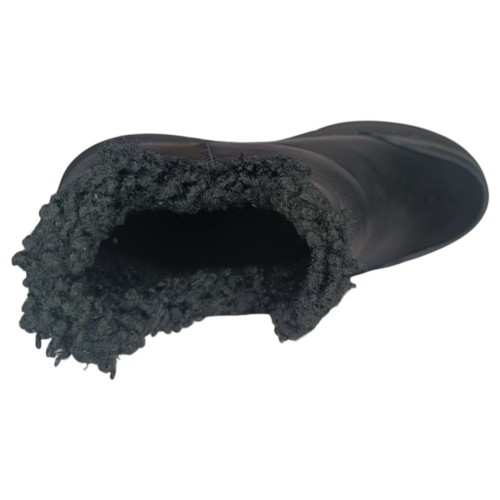 Ботинки женские кожаные DITAS U-216 01 черный мех