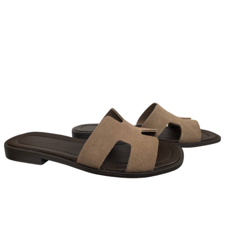 Шлепки женские замш+кожа FOOT STEP 599 14 лат.