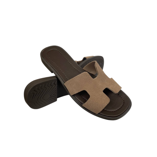 Шлепки женские замш+кожа FOOT STEP 599 14 лат.