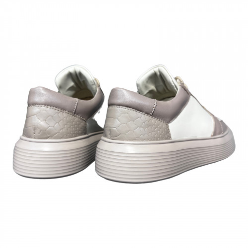 Кеды Женские кожаные ELVIX 030 бежевый