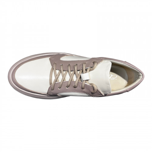 Кеды Женские кожаные ELVIX 030 бежевый