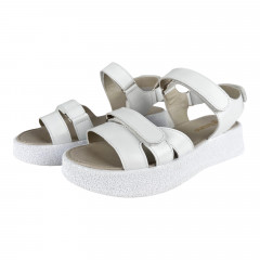 Босоножки Женские кожаные VIKTTORIO Мари 4 белый