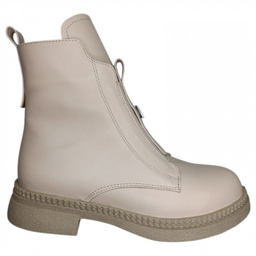 Ботинки женские кожаные ILONA 563/MIN Brush кожа мех