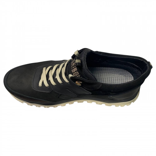 Кроссовки мужские кожаные KONORS 155 XXL/5/067-101 черные