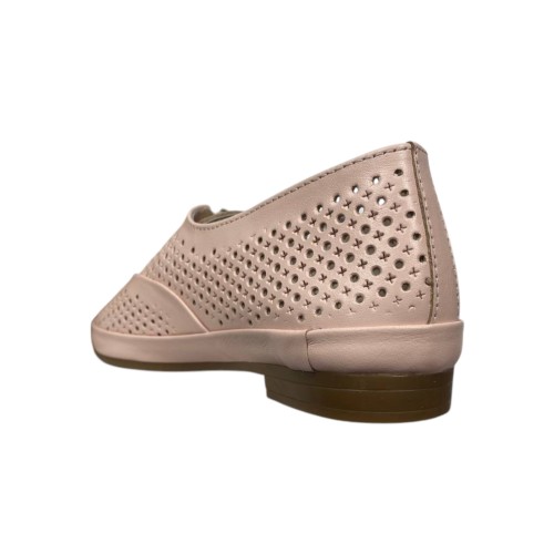 Мокасини жіночі шкіряні PRELLESTA 348 06 пудрові