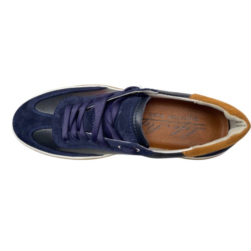 Кеди чоловічі замш+шкіра ENERGY М 11/2 09 сині 