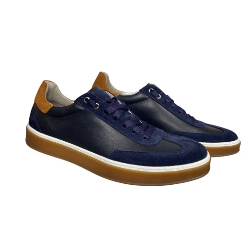 Кеди чоловічі замш+шкіра ENERGY М 11/2 09 сині 