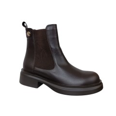 Ботинки женские кожаные STEFEE 2373 шоколад байка