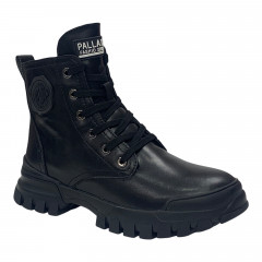 Ботинки Женские кожаные IT TS A 827 6 черный мех