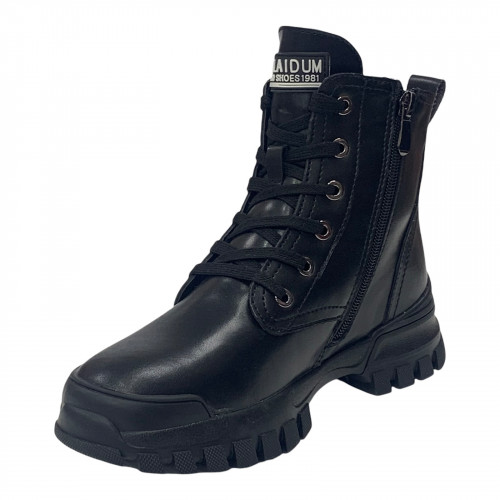 Ботинки Женские кожаные IT TS A 827 6 черный мех