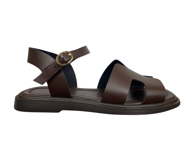 Босоножки женские кожаные FOOT STEP 268 25 коричневые 