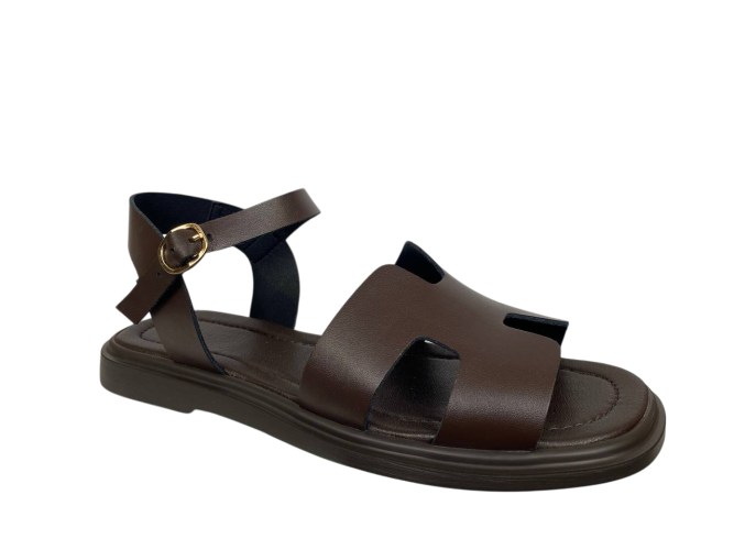 Босоножки женские кожаные FOOT STEP 268 25 коричневые 