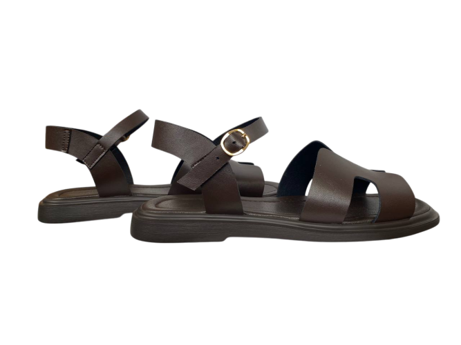 Босоножки женские кожаные FOOT STEP 268 25 коричневые 