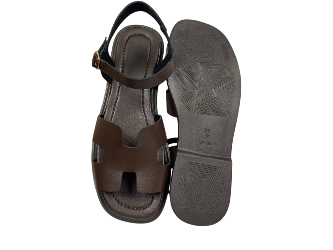 Босоножки женские кожаные FOOT STEP 268 25 коричневые 