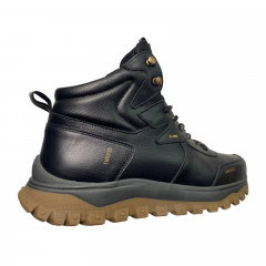 Кроссовки мужские кожаные KONORS 147 XXL/7-19 черный мех