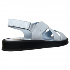 Босоножки женские кожаные PRELLESTA 4114 88 голубые 