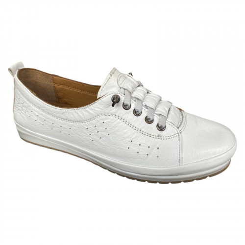 Мокасини жіночі шкіряні KEMER 777 білі