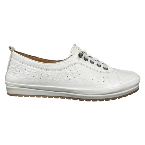 Мокасини жіночі шкіряні KEMER 777 білі