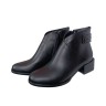 Черевики жіночі шкіряні ILONA 854/456 01 чорні байка