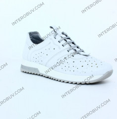 Кроссовки Женские кожаные MADAM 5320 8 перфорация