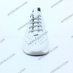 Кроссовки Женские кожаные MADAM 5320 8 перфорация