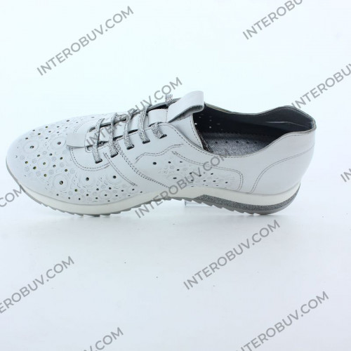 Кросівки Жіночі шкіряні MADAM 5320 8 перфорація