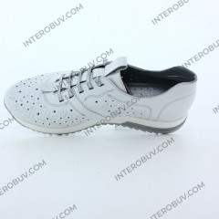 Кроссовки Женские кожаные MADAM 5320 8 перфорация