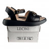 Босоножки Женские кожаные LEONI 030 01 черный