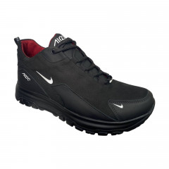 Кроссовки Мужские кожаные EGOIST 327 1 черный кожа мех