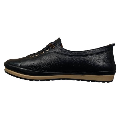 Мокасини жіночі шкіряні KEMER 777 чорні