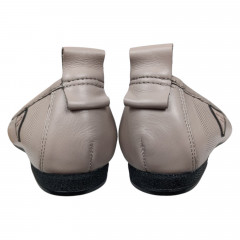 Балетки женские кожаные MADAM 2233 бежевые