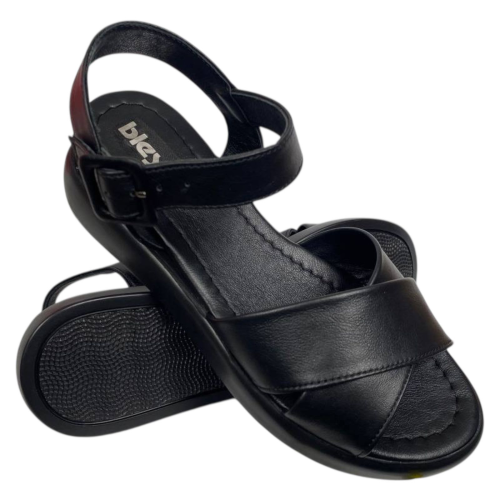 Босоніжки жіночі шкіряні BLESSO C231 01 чорні