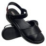 Босоніжки жіночі шкіряні BLESSO C231 01 чорні