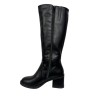 Чоботи жіночі шкіряні SCORPION 1501 чорні євро хутро