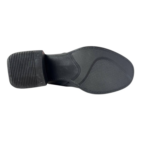 Чоботи жіночі шкіряні SCORPION 1501 чорні євро хутро