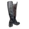 Чоботи жіночі шкіряні SCORPION 1501 чорні євро хутро