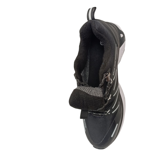 Кроссовки мужские кожаные SALOMON A9115-5 termo черно+белые