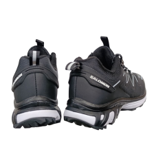 Кроссовки мужские кожаные SALOMON A9115-5 termo черно+белые