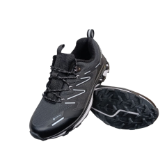 Кроссовки мужские кожаные SALOMON A9115-5 termo черно+белые