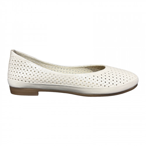 Лодочки Женские кожаные PRELLESTA 405 04 бежевый