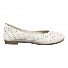 Лодочки Женские кожаные PRELLESTA 405 04 бежевый