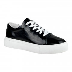 Кеды Женские кожаные DITAS 170 черный лак