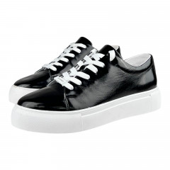 Кеды Женские кожаные DITAS 170 черный лак