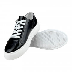 Кеды Женские кожаные DITAS 170 черный лак