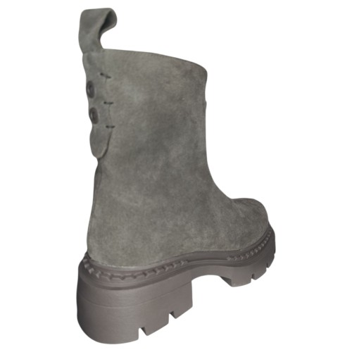 Ботинки женские замшевые BODRUM RF9076 серый мех