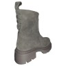 Ботинки женские замшевые BODRUM RF9076 серый мех