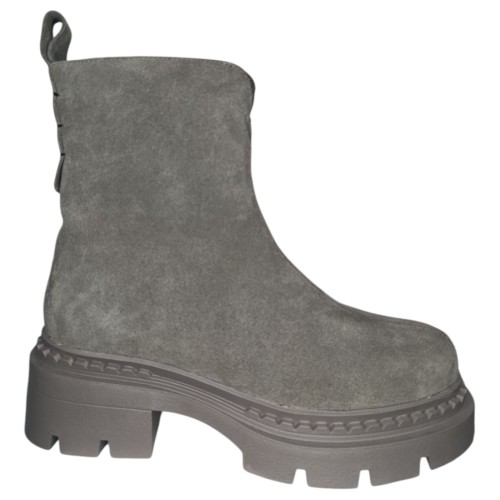 Ботинки женские замшевые BODRUM RF9076 серый мех