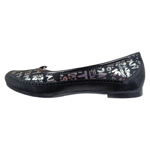 Балетки женские кожаные MADAM 5012 32 черные