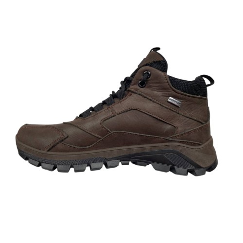 Ботинки мужские кожаные ICEFIELD 385 08 коричневый мех