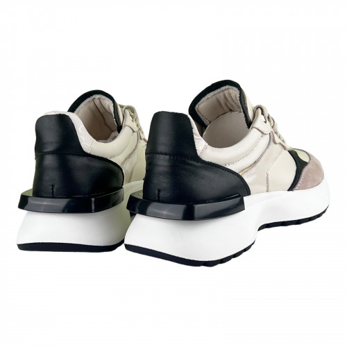 Кроссовки Женские кожаные CAMELLIA 32/75 молочный